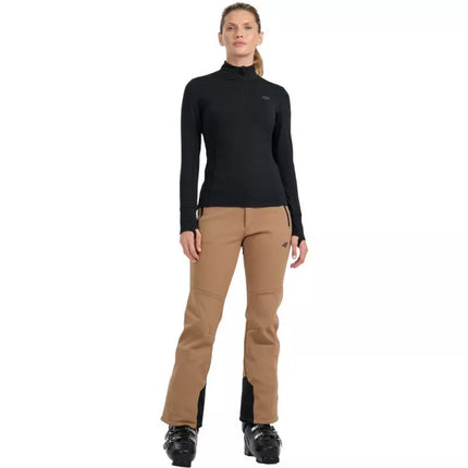 Women's thermal sweatshirt 4F F098 deep black 4FWAW25UBRUF098 20S