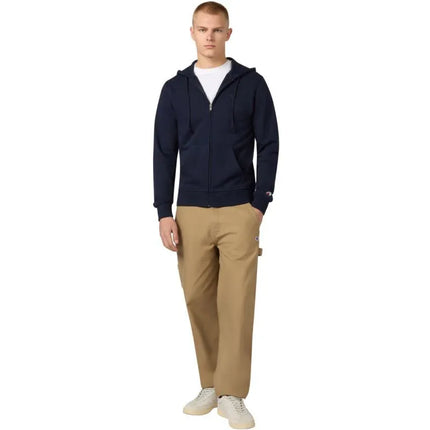 Champion Men's Full Zip Hoodie Sweatshirt Navy Blue 220786 BS501