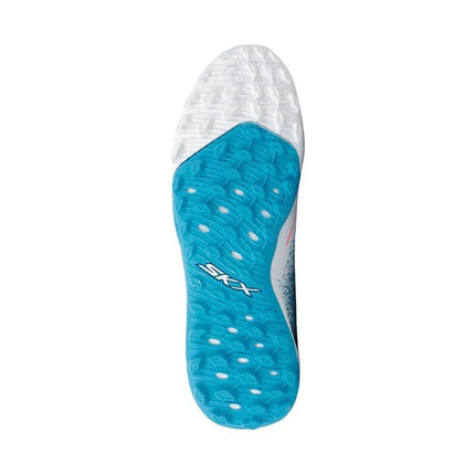 Skechers Razor 1.5 Academy TF Football Shoes Blue and White 252016 WTQP