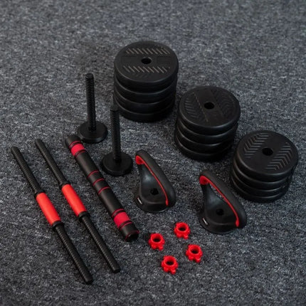 HMS SGN130 6-in-1 weight set (barbell, dumbbells and kettlebell) 30kg