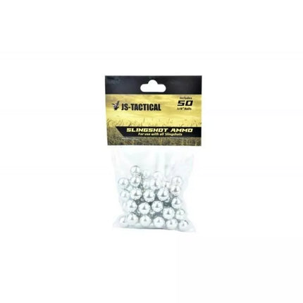 JS Tactical plieniniai rutuliukai katapultoms 9.5 mm - 50 vnt.