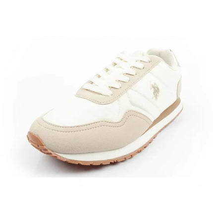 US Polo Assn sports shoes sneakers women's fashionable comfortable ecru
