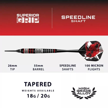 Harrows HEAVY METAL softip darts