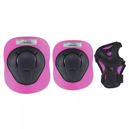 Nils Extreme Apsaugų rinkinys Juodos ir rožinės H210 Dydis XS