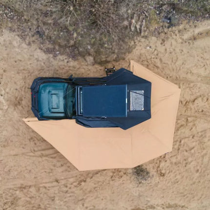 Šoninė markizė „Offlander Batwing+“, savaime išsiskleidžianti, kairė, 2,5 m, OFF_ACC_BATWING_PLUS_L