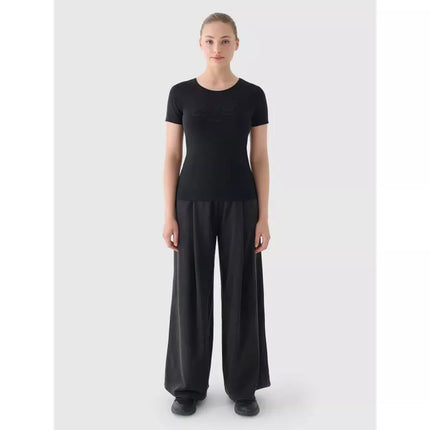 Slim T-shirt with print for women 4F 4FWMM00TTSHF1846-20S
