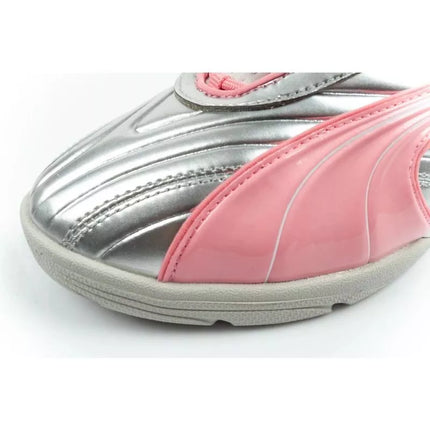 Madingi jaunimo sportiniai bateliai Puma V-S2 Goalgetter, sidabriniai