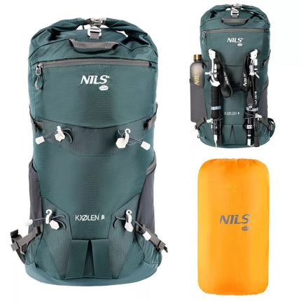 NC1938 GREEN KJOLEN TOURIST BACKPACK 40L NILS CAMP