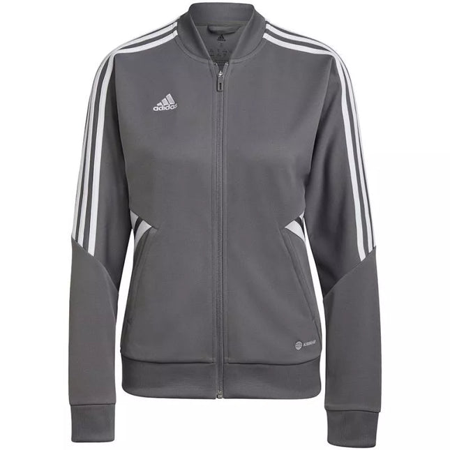 adidas Condivo 22 treniruočių striukė su užtrauktuku per visą ilgį W HD2280 sportinis megztinis