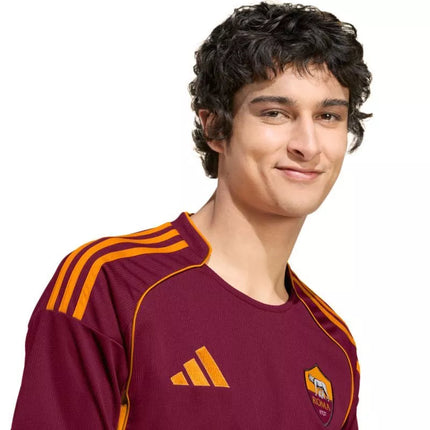 Men's adidas AS Roma 25/26 Home Burgundy Jersey JP4184