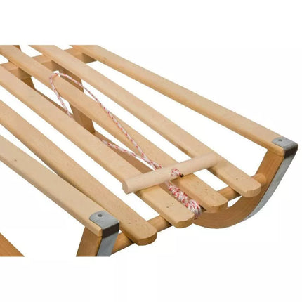 NINA WOODEN SLEDGE WITH BACKREST