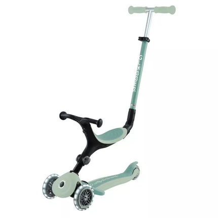 Globber Go•Up Active Lights Ecologic Jr 745-505 paspirtukas su sėdyne