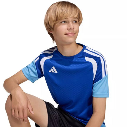 adidas Tiro 26 Competition Training Kids T-Shirt, Blue/Sky Blue KA7602
