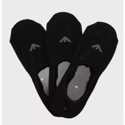 Emporio Armani Calza Micro Socks Cotton Black 3-Pack