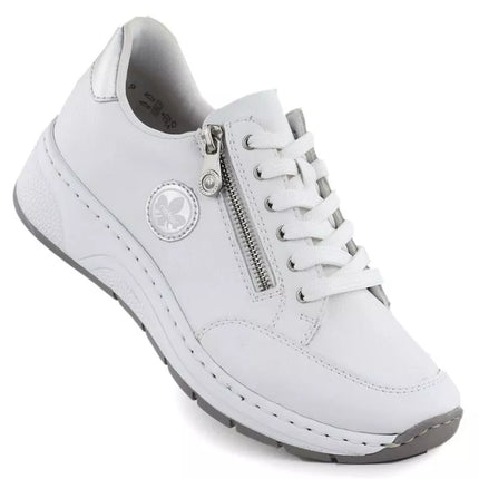 Balti moteriški odiniai sportbačiai Rieker N6508-80