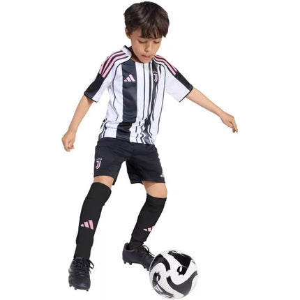 adidas Juventus 25/26 Vaikų namų komplektas, balta ir juoda, JN5220