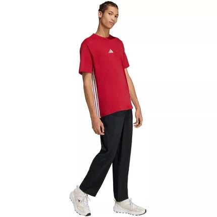 adidas Essentials 3-Stripes Men's T-Shirt Red KD4865