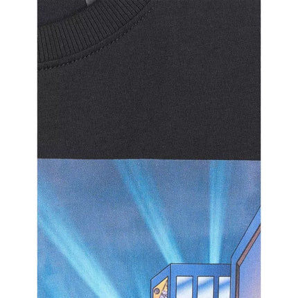 Berniukų oversized T-marškinėliai su spauda 4F 4FJRAW25TTSHM3061-20S