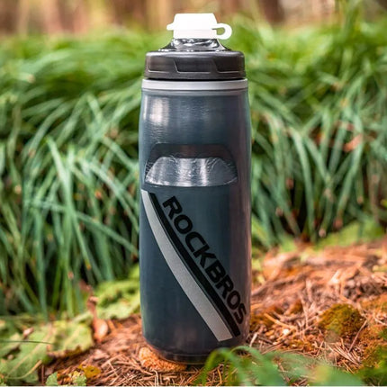Rockbros Thermal Bike Bottle 620 ml BPA Free - Gradient Black