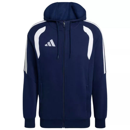 Men's adidas Tiro 26 League Sweat Full Zip Hoodie Navy Blue KF3320