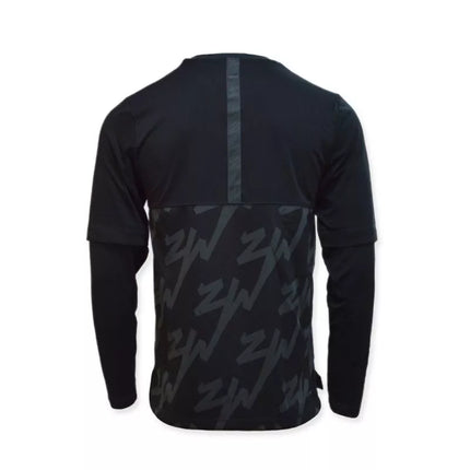 Air Jordan Zion Longsleeve Shooting Shirt Black/Dk Smoke Grey/Dk Smoke Gray - DJ5871-010