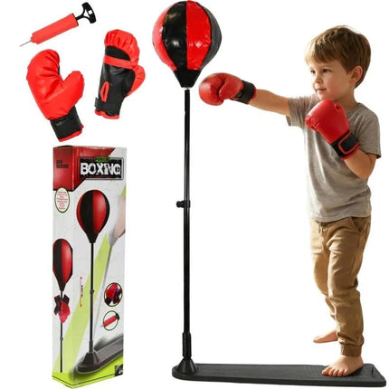 ENERO BOXING SET FOR CHILDREN ADJUSTABLE 75-128 CM AND GLOVES