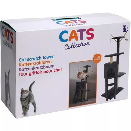 CAT SCRATCHING POSTS TOWER TREE 45X30X110CM