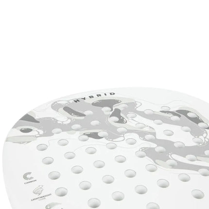 VIRTUFIT HYBRID PADEL RACKET - WHITE-GRAY
