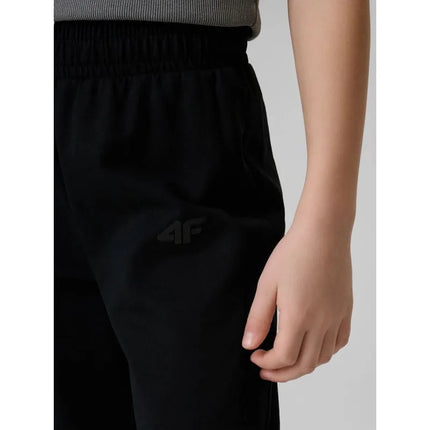 Girls' wide-leg sweatpants 4F 4FJRSS26TTROF1918-20S