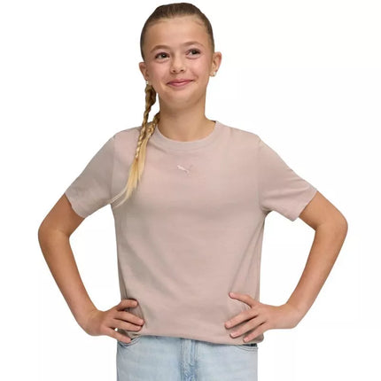 Puma ESS Centered Cat Logo Tee for kids pink 692972 89