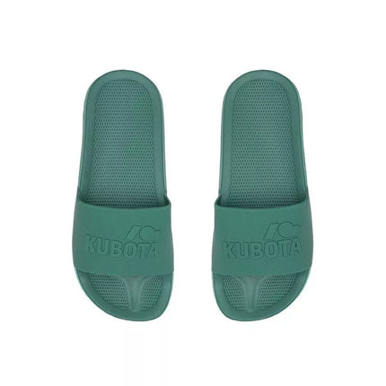 Kubota paprastos baseino šlepetės žalios K25SS-101-001-18-1
