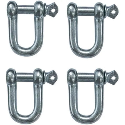 4-PIECE BLACK + DECKER SCREW-LOCK SHACKLE