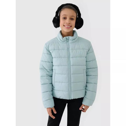 Girls' down jacket with synthetic filling 4F 4FJWSS25TDJAF515-47S