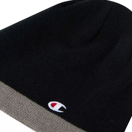 Champion Reversible Beanie Black and Gray 802407 KK001