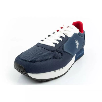 US Polo Assn sports shoes sneakers men's fashionable comfortable navy blue