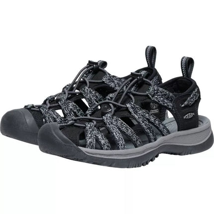 Keen Moteriški Sandalai WHISPER 1028815 JUODA/PLIENO PILKA