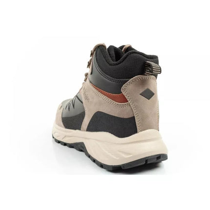 Lee Cooper men's winter hiking boots, insulated, high-ankle, beige, black
