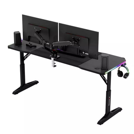 Huzaro Hero 4.6 RGB Juodas žaidimų stalas
