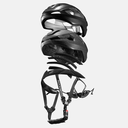Rockbros LK-15 Carbon Fiber Bike Helmet 58-62cm - Black