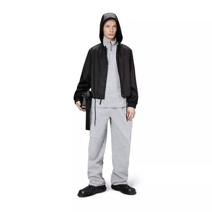 Rains Women's Rain Jacket STRING W JACKET W3 18040 84 BLACK GRAIN