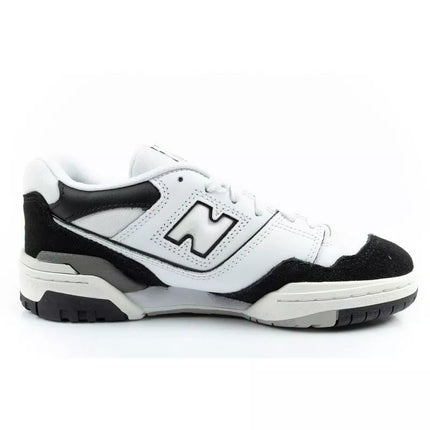 New Balance 550 youth sports shoes sneakers leather fashionable black white