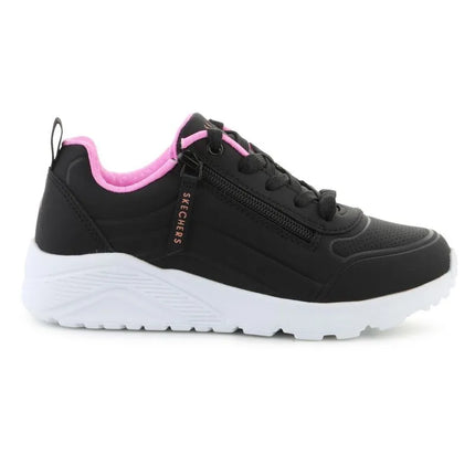 Skechers UNO LITE EASY ZIP 310387L-BKRG Black/Rose Gold