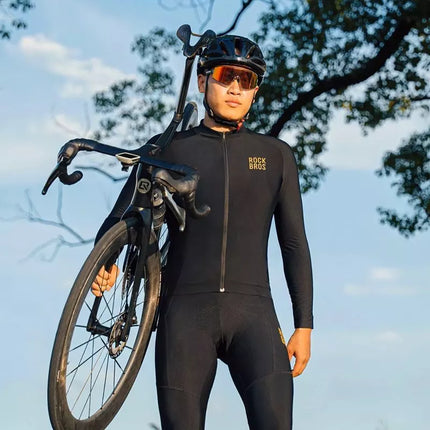 Rockbros YDWT020 Diamond Fall/Winter Cycling Jacket Size XXXL - Black