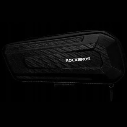 Rockbros B67 vandeniui atsparus dviračio rėmo krepšys - juodas