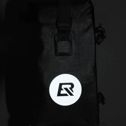 Rockbros AS-003-1Y waterproof bicycle bag with shoulder strap, front/rear mounting, 10-14l - yellow