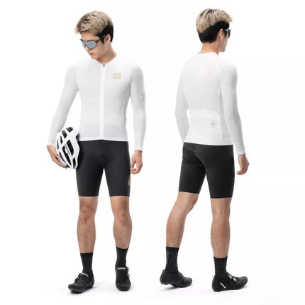 Rockbros YDCX008 Diamond Long Sleeve Cycling Jersey Size XL - White