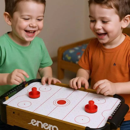 AIR HOCKEY GAME FOR TABLE 51x31x10CM WOODEN ENERO