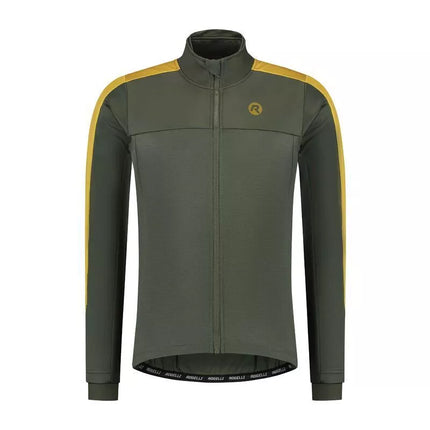 Rogelli FREEZE winter jacket mustard S