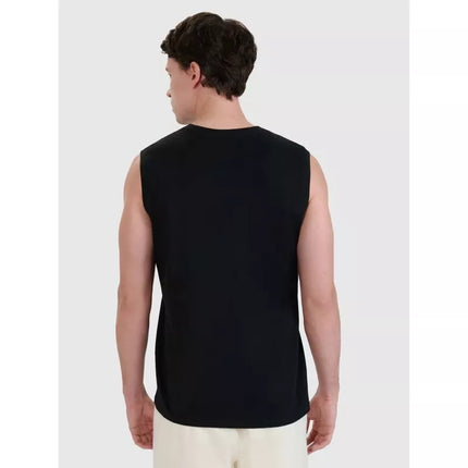 Men's tank top regular plain 4F 4FWMM00TSLEM125-20S