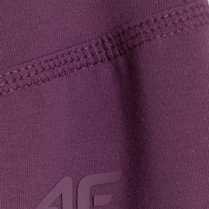 Women's leggings 4F CAS F260 burgundy 4FWSS26TTIGF260 60S